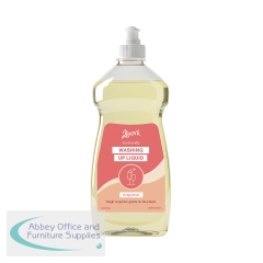 2Work Naturally Clean Washing Up Liquid 500ml (Pack of 12) 2W10158