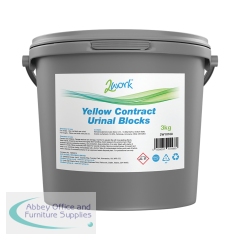 2Work Urinal Cubes 3 Kg Yellow (Pack of 150) 2W10168