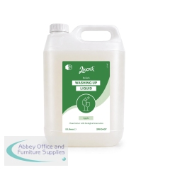 2Work BioTech Washing Up Liquid Apple 5 Litre (Pack of 2) 2W10407