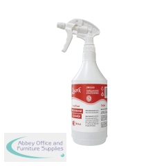 2Work BioTech Bathroom Cleaner Empty Bottle 750ml 2W10410