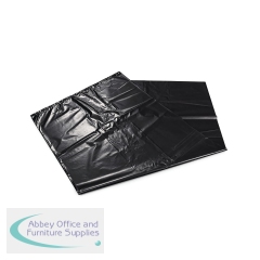 2Work Eco Medium Duty Refuse Sack 90L Black (Pack of 200) 2W10452