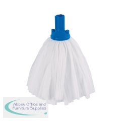 2Work Big White Mop Head Blue (Pack of 10) 2W10497