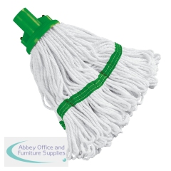 2Work Socket Mop Head 180g Green 2W10518