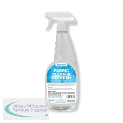 2Work Fabric Clean and Refresh Trigger Spray 750ml (Pack of 6) 2W10601