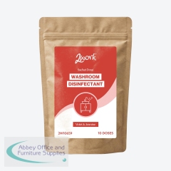2Work Washroom Disinfectant Refill Jasmine/Violet (Pack of 10) 2W10659