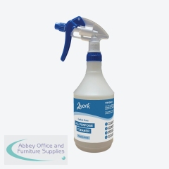 2Work All Purpose Cleaner Empty Trigger Spray Bottle Can Hold 750ml Blue 2W10664