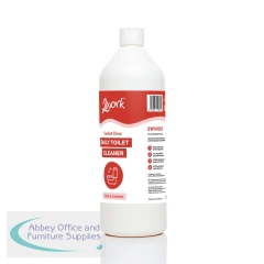 2Work Daily Toilet Cleaner Empty Bottle Can Hold 750ml Red 2W10665