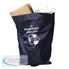 2Work Tidy Sack Mixed Paper and Card in Vinyl Blue 2W10738