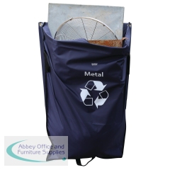 2Work Tidy Sack Metal in Vinyl Blue 2W10744