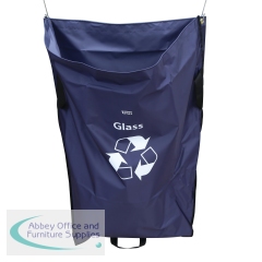 2Work Tidy Sack Glass in Vinyl Blue 2W10749