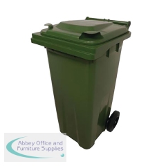 2Work Wheelie Bin 120 Litre Green 2W10833