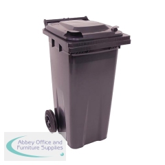 2Work Wheelie Bin 120 Litre Grey 2W10834