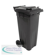 2Work Wheelie Bin 140 Litre Grey 2W10839
