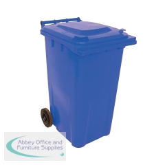 2Work Wheelie Bin 240 Litre Blue 2W10841