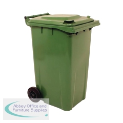 2Work Wheelie Bin 240 Litre Green 2W10842