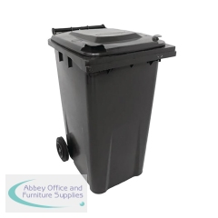 2Work Wheelie Bin 240 Litre Grey 2W10843