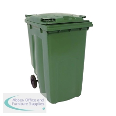 2Work Wheelie Bin 360 Litre Green 2W10847