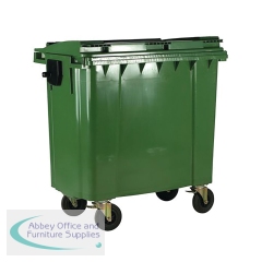 2Work Wheelie Bin 770 Litre Green 2W10866