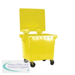 2Work Wheelie Bin 770 Litre Yellow 2W10868