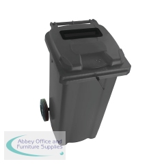 2Work Wheelie Bin Waste Slot Lid 120 Litre Grey  2W10873