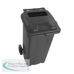 2Work Wheelie Bin Waste Slot Lid 140 Litre Grey  2W10877