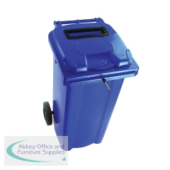 2Work Wheelie Bin Waste Slot Lid 240 Litre Blue  2W10880
