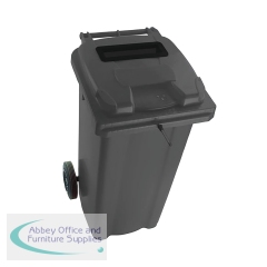 2Work Wheelie Bin Waste Slot Lid 240 Litre Grey  2W10882