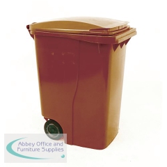 2Work Wheelie Bin 360 Litre Brown 2W10917