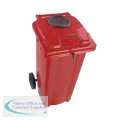 2Work Wheelie Bin 240 Litre with Bottle Bank Aperture and Lock 2W10933