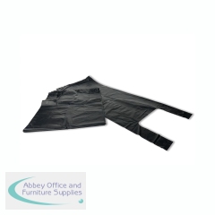 2Work Refuse Sacks Roll Tie Black (Pack of 40) 2W50020