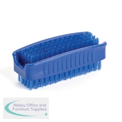 2Work Nail Brush Washable Blue (Pack of 10) 2W50136
