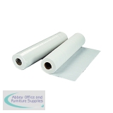 2Work 2-Ply Hygiene Roll 500mmx40m White (9 Pack) 2W70623