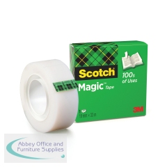 Scotch Magic Tape 19mmx33m Transparent 7100024666