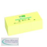 Post-it Notes Recycled 38 x 51mm Canary Yellow (12 Pack) 653-1