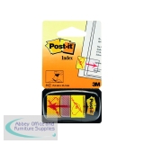 Post-it Index Tabs Sign Here Yellow (50 Pack) 680-9