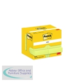 Post-it Notes 38x51mm 100 Sheets Canary Yellow (Pack of 12) 653-E