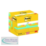 Post-it Notes 38mmx51mm 100 Sheets Beachside (Pack of 12) 653-12-BEA
