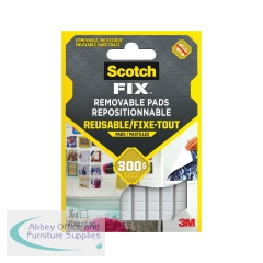 Scotch-Fix Removable Double Sided Adhesive Pads 11x15mm (Pack of 36) 7100263372
