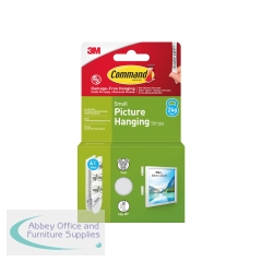 Command Picture Hanging Strips 4 Pairs Small White (Pack of 8) 7100337181