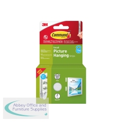 Command Picture Hanging Strips 12 Pairs Small White (Pack of 24) 7100337182