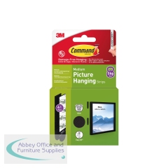 Command Picture Hanging Strips 4 Pairs Medium Black (Pack of 8) 7100337170