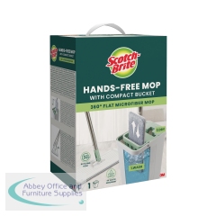Scotch-Brite Hands-Free Mop with Compact Bucket 7100406017