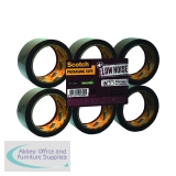 Scotch Packaging Tape Low Noise 48mmx66m Brown (6 Pack) 3120B4866