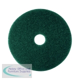 3M Scrubbing Floor Pad 430mm Green (5 Pack) 2NDGN17