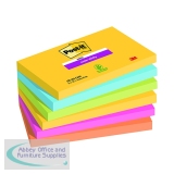 Post-It Super Sticky Notes 76x127mm Rio (Pack of 6) 655-6SS-RIO-EU