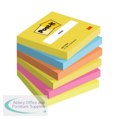 Post-it Notes 76x76mm Assorted Energetic (Pack of 6) 7100296019