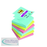 Post-it Super Sticky Z-Notes 76x76mm 90 Sheets Cosmic (Pack of 6) R330-6SS-COS