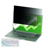 3M Black Privacy Filter For Laptops 14.1in Widescreen 16:10 PF14.1W