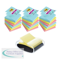 Post-It Super Sticky Z-Notes 76x76mm Cosmic (Pack of 6) Buy 3 + FOC Dispenser