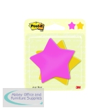 Post-it Notes Star Shape 75 Sheet 70.5 x 70.5mm (2 Pack) 7100236274